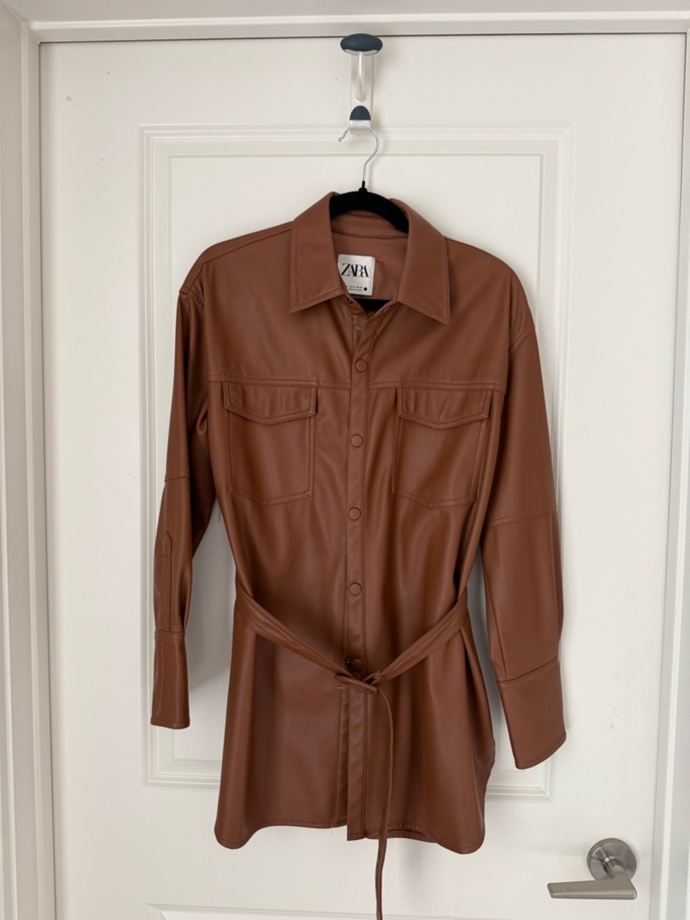 ZARA Lightweight Jacket in Warm Tan
